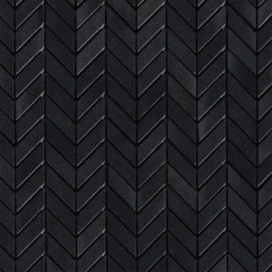 Basalt-black-mini-chevron-mosaic-100×100